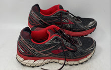 Load image into Gallery viewer, Brooks Mens Adrenaline GTS 15 1101811D057 Black Red Sneaker Shoes Size 11.5 D
