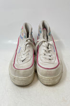 Load image into Gallery viewer, Reebok Girls White Pink Floral Print High Top Lace-Up Sneakers Shoes Size 3
