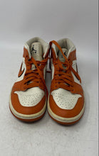 Load image into Gallery viewer, Nike Womens Air Jordan 1 Mid SE Cream Orange Lace-Up Sneaker Shoes Size 8
