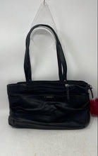Load image into Gallery viewer, Rosetti Womens Black Charm Inner Pockets Double Handle Shoulder Bag
