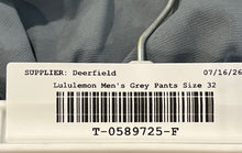 Load image into Gallery viewer, Lululemon Mens Gray Flat Front Slash Pockets Golf Chino Pants Size 32

