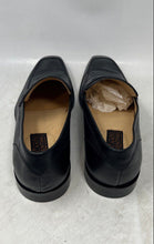 Load image into Gallery viewer, Mercanti Fiorentini Mens Black Almond Toe Slip-On Penny Loafer Dress Shoes Sz 12
