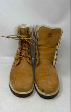 Load image into Gallery viewer, Timberland Mens Jayne Yellow Leather Lace-Up Ankle Winter Boots Size 11M
