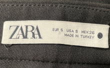 Load image into Gallery viewer, Zara Womens Black Ponte Side Zipper Back Pocket Dress Pants Size Small
