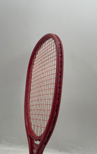 Load image into Gallery viewer, Vintage Leach Swinger Red Black Wrap Handle With Wrist Strap Racquetball Racket

