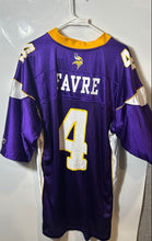 Load image into Gallery viewer, Reebok Mens Purple Minnesota Vikings Brett Favre #4 NFL Football Jersey Size XL
