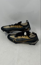 Load image into Gallery viewer, Nike Mens Vapor Edge Pro 360 Black Gold White Football Cleats Size 8
