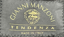 Load image into Gallery viewer, Gianni Manzoni Mens Gray Long Sleeve Collared Three-Button Blazer Size 38
