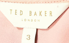 Load image into Gallery viewer, Ted Baker Womens Jesieh Pink Long Bell Sleeve Crew Neck Blouse Top Size 3
