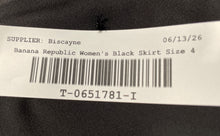 Load image into Gallery viewer, Banana Republic Womens Black Ruffle Tiered Side Zip Midi A-Line Skirt Size 4

