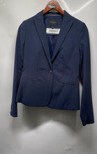 Load image into Gallery viewer, Banana Republic Womens Navy Blue 2-Piece Suit Set Pants &amp; Blazer Size 0
