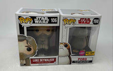 Load image into Gallery viewer, Funko Pop! Star Wars Series 106 198 Luke Skywalker Porg 2 Pcs Bobblehead Figures
