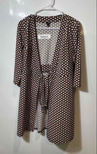 Load image into Gallery viewer, Ann Taylor Womens Black Orange Floral Long Sleeve Tie Front Wrap Dress Size 00P
