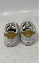 Load image into Gallery viewer, Adidas Kids Originals Superstar B39401 White Gold Sneakers Shoes Size 7K

