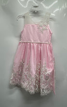 Load image into Gallery viewer, Couture Princess Girls Pink Collarless Back Zipper Formal Fit &amp; Flare Dress 12
