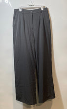 Load image into Gallery viewer, Princess Polly Womens Gray Pockets Wide-Leg Pleated Chino Pants Size 12 With Tag
