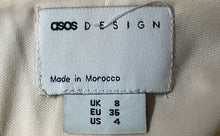 Load image into Gallery viewer, ASOS DESIGN Womens Beige Spaghetti Strap Ruched Corset Mini Dress Size 4
