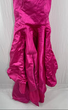 Load image into Gallery viewer, Bridess Womens Pink Sleeveless Back Zip Long Mermaid Dress Size 12
