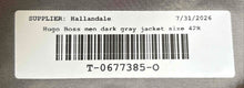 Load image into Gallery viewer, Hugo Boss Mens Dark Gray Long Sleeve Notch Lapel Two-Button Blazer Size 42R
