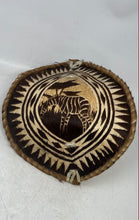 Load image into Gallery viewer, Handcrafted Braided Edge Decorative Wall Art Plaque Featuring A Zebra
