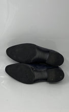 Load image into Gallery viewer, Franco Lucci Mens Black Leather Round Toe Slip-On Loafer Shoes Size EUR 41
