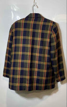 Load image into Gallery viewer, Sag Harbor Womens Multicolor Plaid Long Sleeve One-Button Blazer Size 14
