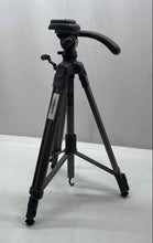 Load image into Gallery viewer, Solidex Gray Adjustable Three Section Pan Head Camcorder Tripod Not Tested

