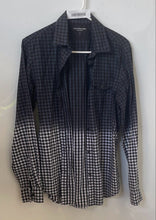 Load image into Gallery viewer, Calvin Klein Mens Multicolor Plaid Cotton Long Sleeve Button-Up Shirt Size S
