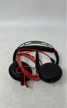 Load image into Gallery viewer, Poly 5200 USB-C Red Black Portable Wired Headset With Case Untested
