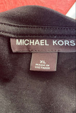 Load image into Gallery viewer, Michael Kors Mens Black Cotton Short Sleeve Crew Neck Pullover T-Shirt Size XL
