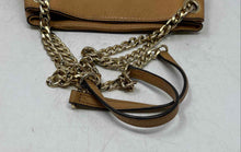Load image into Gallery viewer, Michael Kors Womens Brown Leather Chain Strap Inner Pocket Shoulder Purse
