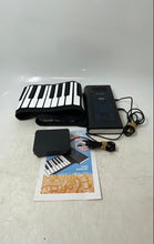 Load image into Gallery viewer, Igloo Essentials Black White Folding Piano Keyboard For Kids With Box Untested
