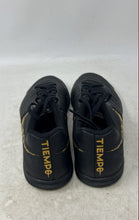 Load image into Gallery viewer, Nike Mens Tiempo Legend 7 Pro IC Black Gold Lace-Up Soccer Shoes Size 6.5

