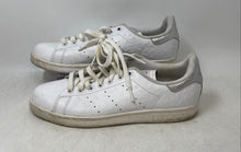 Load image into Gallery viewer, Adidas Mens Stan Smith S80342 White Leather Low Top Lace-Up Sneaker Shoes Sz 9.5
