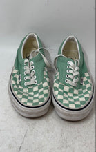 Load image into Gallery viewer, Vans Womens Era White Green Checkered Lace-Up Low Top Sneaker Shoes Size 8
