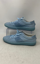 Load image into Gallery viewer, O.X.S. Womens Blue Suede Low Top Lace-Up Sneakers Shoes Size 8.5
