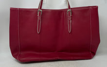 Load image into Gallery viewer, Tannery West Womens Burgundy Bottom Studs Double Handle Shoulder Tote Bag
