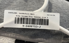 Load image into Gallery viewer, Nike Unisex Gray Heather Long Sleeve Crew Neck Pullover Sweatshirt Size Small

