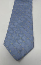 Load image into Gallery viewer, Valentino Mens Blue Plaid Silk Adjustable Long Formal Designer Tie Stained
