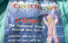 Load image into Gallery viewer, Obermeyer Kids Blue I-Grow Wide-Strap Snoverall Overall Bib Pants Size 8
