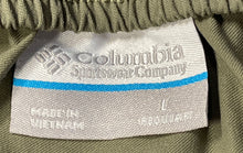 Load image into Gallery viewer, Columbia Womens Green Duck Camp Tracker Hiking Pants Size Large
