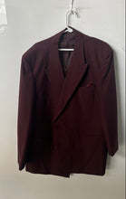 Load image into Gallery viewer, Gianni Vironi Mens Burgundy Regular Fit 2-Piece Suit Pants Set Size 44L/38W
