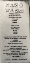 Load image into Gallery viewer, Michael Kors Mens Gray And White Striped Cotton Short Sleeve Polo Shirt Size M

