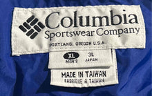 Load image into Gallery viewer, Columbia Mens Blue Black Gray Colorblock Long Sleeve Full-Zip Jacket Size XL
