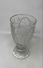 Load image into Gallery viewer, Crystal Glass Floral Panel Collectible Home Decorative Clear Vase
