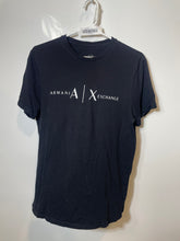 Load image into Gallery viewer, Armani Exchange Mens Black Short Sleeve Crew Neck Pullover T-Shirt Size M
