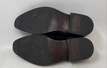 Load image into Gallery viewer, NXT Mens Black Leather Cap Toe Buckle Double Monk Strap Dress Shoes Size 8
