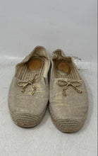 Load image into Gallery viewer, Michael Kors Womens Gold Front Bow Round Toe Slip-On Espadrille Shoes Size 7M
