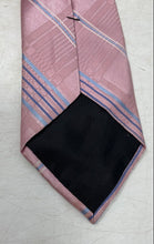 Load image into Gallery viewer, Michael Kors Mens Pink Plaid Printed Adjustable Pointed Tie
