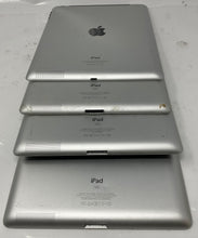 Load image into Gallery viewer, Lot Of 4 Pcs Apple iPads Gray Mixed iOS Tablets Not Tested Locked For Parts
